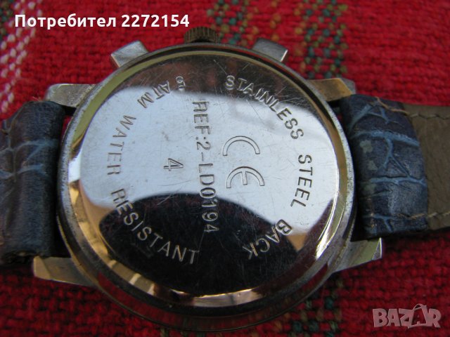 Английски часовник хронограф, снимка 2 - Мъжки - 28410093