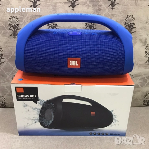 ГОЛЯМАТА колона блутуд JBL Boombox 2x30W 10000mah Синя НАМАЛЕНИЕ