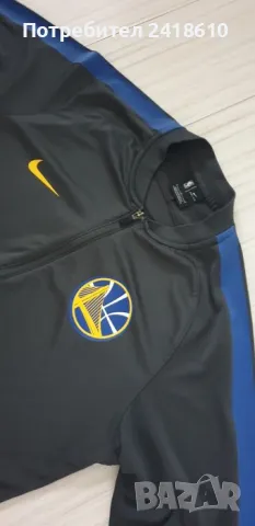 Nike Dri - Fit NBA Golden State Warriors Full Zip Hoodie Mens Size M / L НОВО! ОРИГИНАЛ! Мъжко Горни