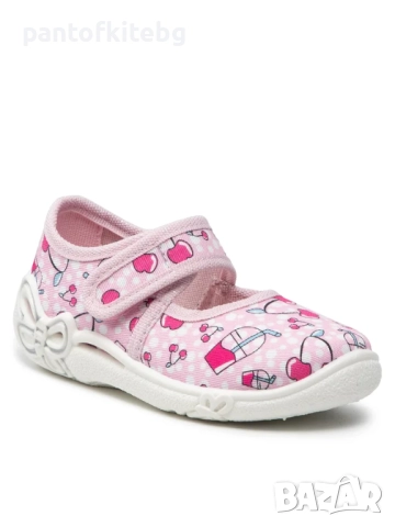  Superfit Пантофи  с черешки  за момиче, снимка 5 - Детски пантофи - 51482315