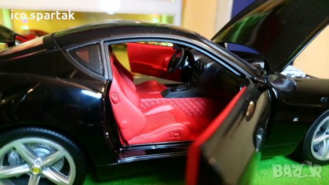 Метална количка Ferrari 575 GTZ by Zagato 1:18 Hot wheels, снимка 9 - Колекции - 26883788