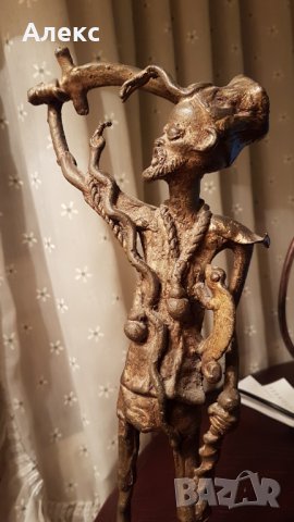 Стара Бронзова скулптура–Франция!, снимка 2 - Антикварни и старинни предмети - 27482237