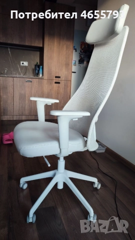 офис стол с подлакътници JÄRVFJÄLLET IKEA, снимка 4 - Столове - 52552963