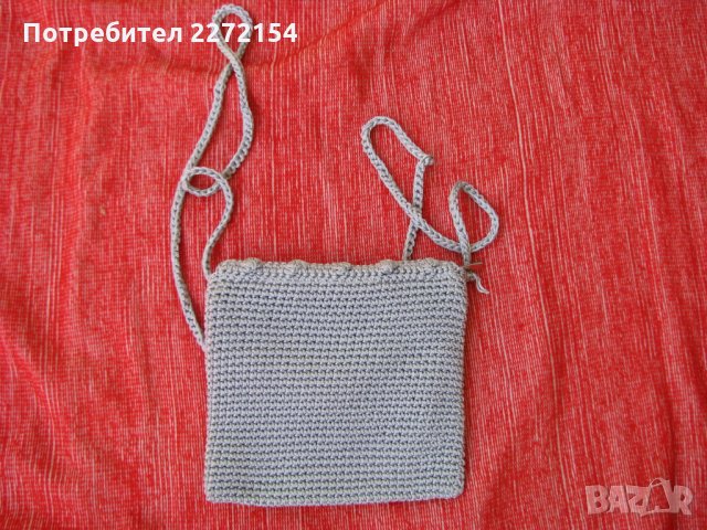 Ръчно плетена чантичка, снимка 5 - Чанти - 28646374