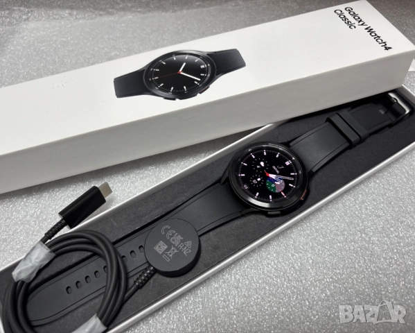 Перфектен! Смарт Часовник Samsung Galaxy Watch 4 Classic 46mm R890 - Black, снимка 15 - Смарт часовници - 52304158
