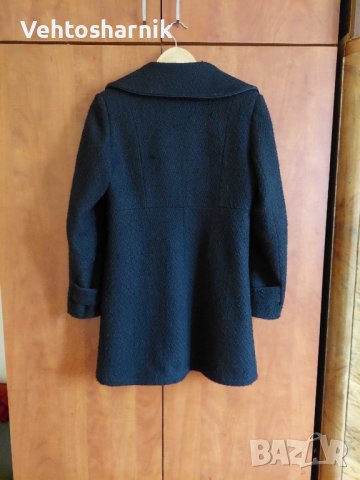 ДЕНС дамско черно палто в размер S, снимка 5 - Палта, манта - 43101362