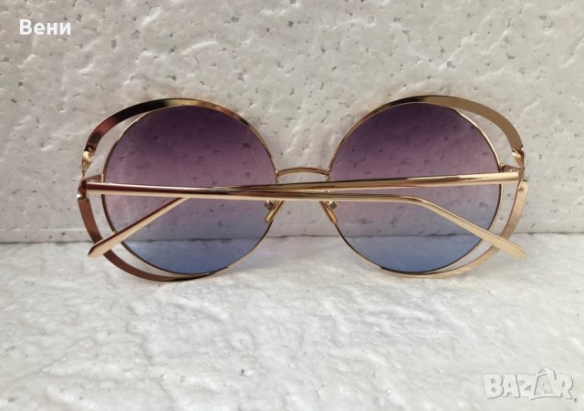 Dior 2020 дамски слънчеви очила кръгли 23, снимка 7 - Слънчеви и диоптрични очила - 28947102