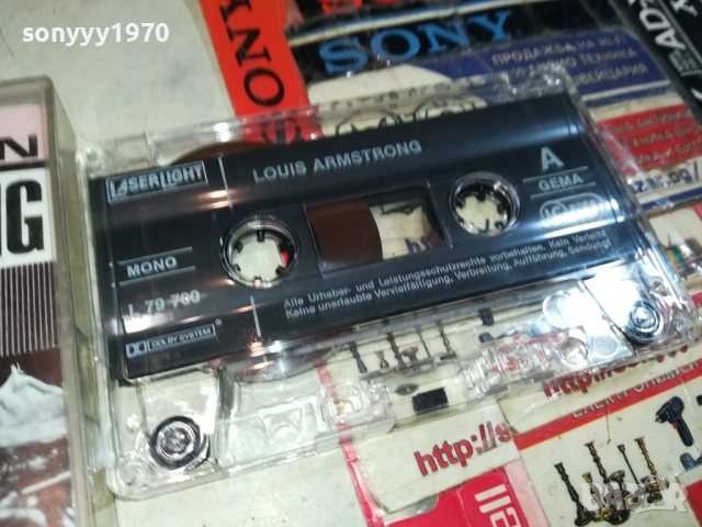 LOUIS ARMSTRONG-ORIGINAL TAPE 0309251115, снимка 4 - Аудио касети - 51589064