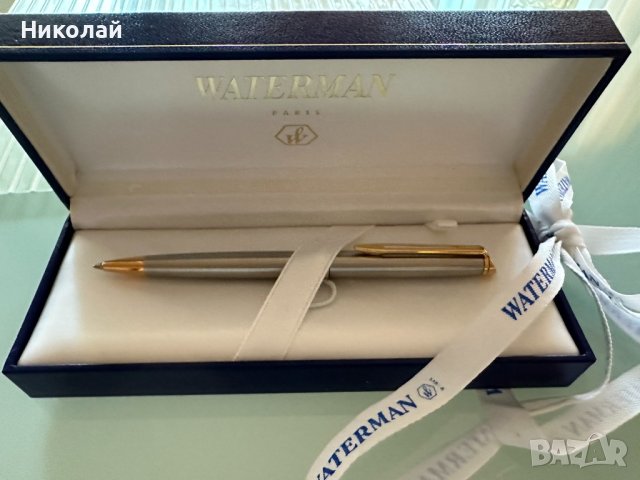 Химикалка Waterman Hémisphère Stainless Steel GT, в подаръчна кутия, снимка 3 - Ученически пособия, канцеларски материали - 43999503