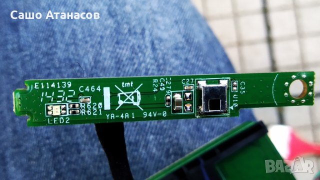 TOSHIBA 32W2434D с счупена матрица ,UE-3840-1U ,L2300 REV:1.03A.01 ,6870C-0442B ,PEV3232-06Y ,YA-4A1, снимка 14 - Части и Платки - 33110045