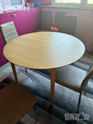Кухненска разтегателна кръгла маса