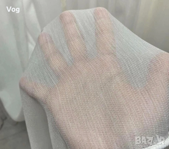 ТЮЛЕНИ ПЕРДЕТА - ГОТОВИ УШИТИ С КУКИЧКИ, снимка 16 - Пердета и завеси - 53396351