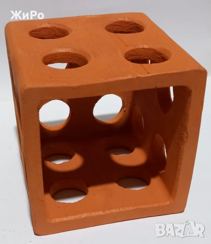 Керамична декорация тип Куб с дупки, снимка 5 - Други - 53566256