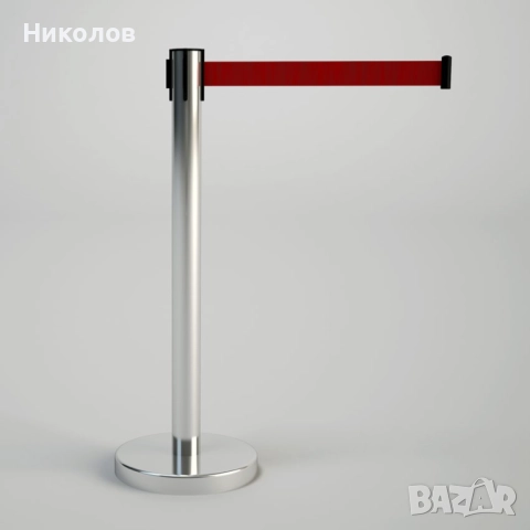 Ограничително колче / стопер с лента 220 см., снимка 4 - Друго търговско оборудване - 51835958