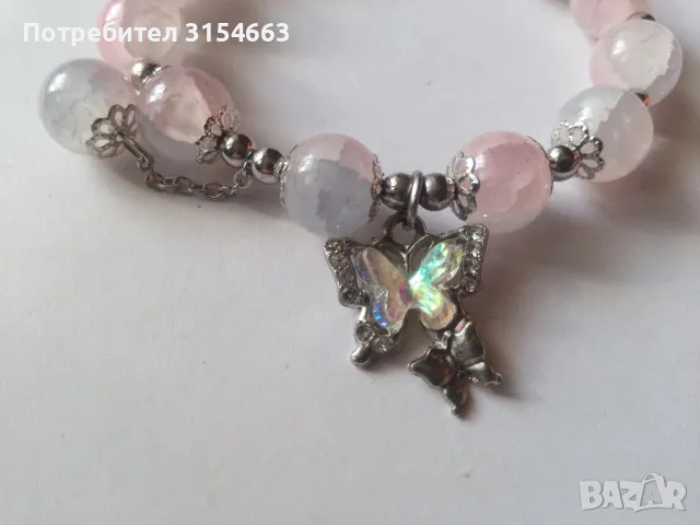 Гривна от мъниста , снимка 2 - Гривни - 50159450