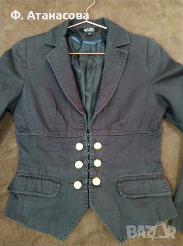 Страхотно черно сако на АСОС / ASOS, размер С, снимка 3 - Сака - 35021455