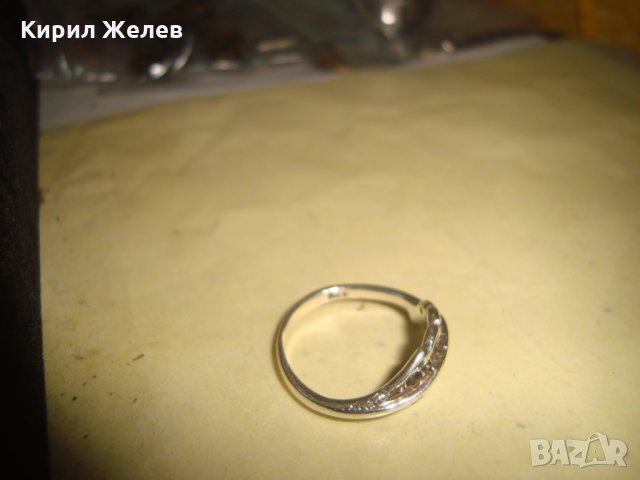 СРЕБЪРЕН ФЛОРАЛЕН ПРЪСТЕН - ЛИСТО СРЕБРО 925 НЕЖЕН и КРАСИВ 22339, снимка 11 - Пръстени - 33004881
