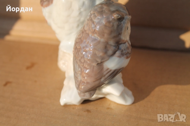 Порцеланова фигурка ''Бухал'' , снимка 9 - Колекции - 52335358