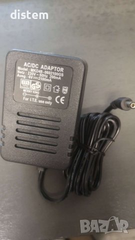 Оригинално захранване AC/DC адаптер Merry King MKD48/0602100GS 6 V/2100mA, снимка 1
