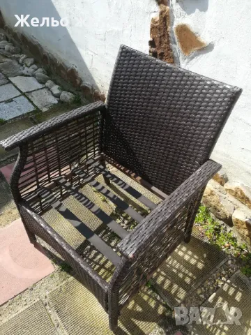 Кресло ратан, 50,55см, снимка 2 - Столове - 47606295
