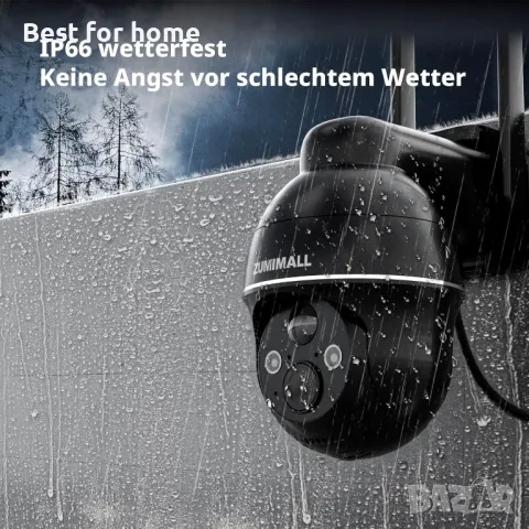  Безжична, соларна ,външна камера за наблюдение със SIM карта ZUMIMALL, снимка 4 - Аналогови камери - 50021436