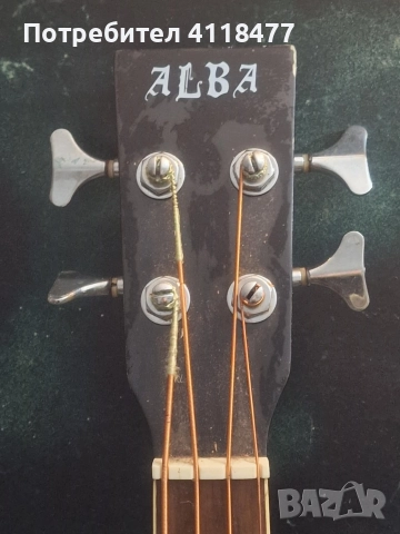 Акустична електрическа бас китара ALBA, снимка 2 - Китари - 52942288