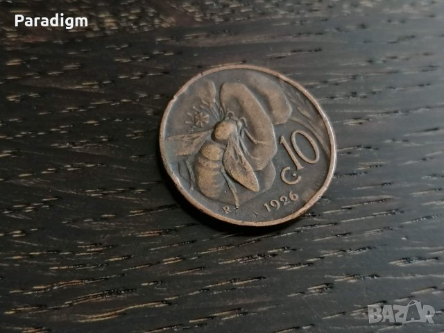 Монета - Италия - 10 чентесими | 1926г., снимка 1 - Нумизматика и бонистика - 26482413