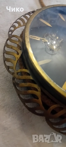 Немски стенен бронзов часовник , снимка 5 - Антикварни и старинни предмети - 53061608