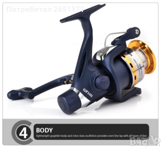 Макара със заден аванс GP340i - 32 лв., снимка 10 - Макари - 34725385