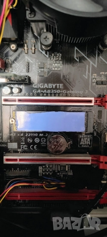 Геймърски компютър AMD Ryzen 3 2200G,GA-AB350-Gaming 3 ,DDR4 2x8, снимка 4 - Геймърски - 52690903