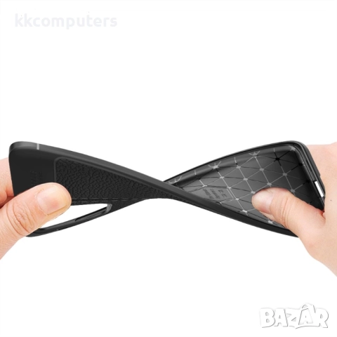 Samsung Galaxy S20 Plus Удароустойчив Litchi Skin Калъф и Протектор, снимка 6 - Калъфи, кейсове - 52582443