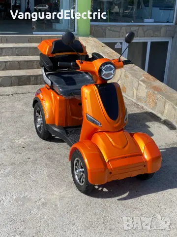 Електрическа Четириколка FM4 LUX 1500W - Oранджева, снимка 4 - Мотоциклети и мототехника - 42256297