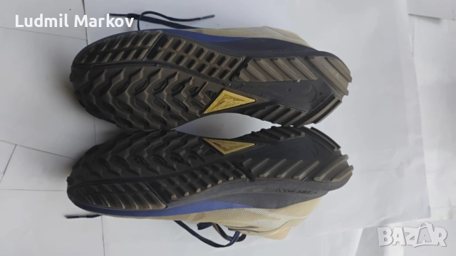 Маратонки 2024 Nike Pegasus Trail4- GORETEX,React Soles- почти нови, цвят Khaki Citron Tint, 120 лв., снимка 13 - Маратонки - 52733385