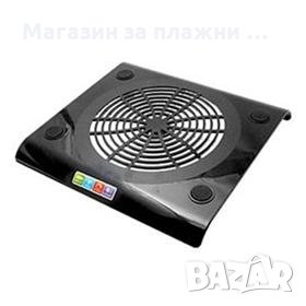 Охладител за лаптоп с голям централен вентилатор, снимка 16 - Лаптоп аксесоари - 28460504