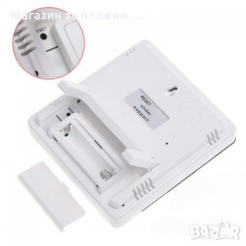 Настолен часовник с влагомер и термометър, снимка 6 - Други - 26733040