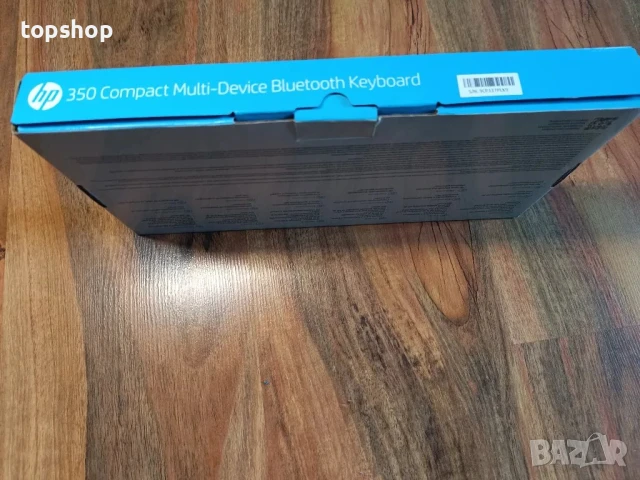 НОВА Компактна Bluetooth клавиатура HP 350, до 3 устройства чрез Bluetooth 5.2, Multi-OS..., снимка 15 - Клавиатури и мишки - 50555885