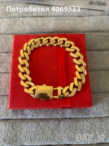 Уникална Златна гривна 22.36гр 14к, снимка 5 - Гривни - 49874297