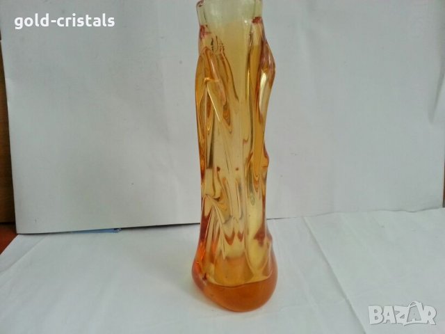 Стъклена ваза кристално стъкло 