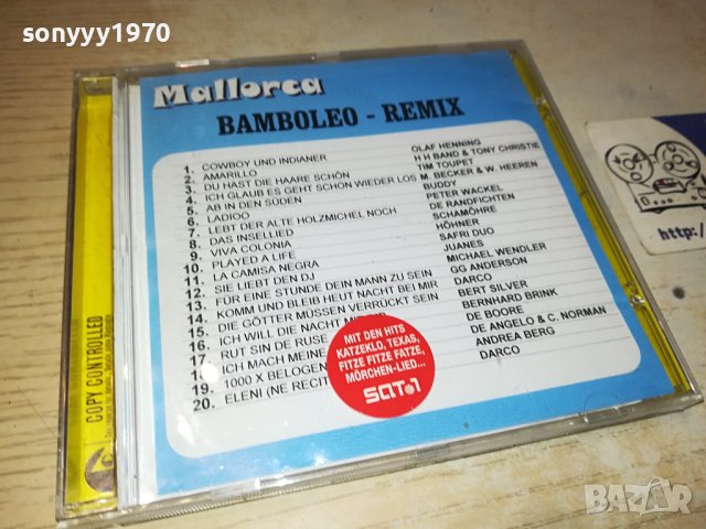 MALLORKA-BOMBOLERO REMIX CD X2 ВНОС GERMANY 2711231041, снимка 8 - CD дискове - 43163864