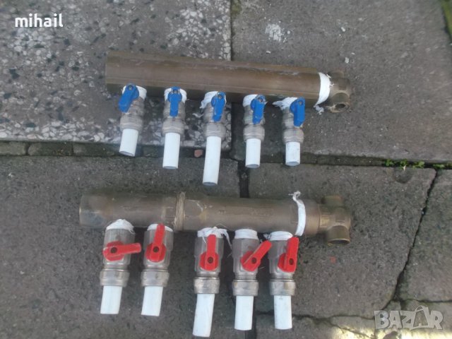 Колектори за парно  комплект топло студено, снимка 2 - Отоплителни печки - 38874775