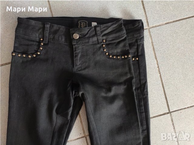 Pause Jeans черни дънки с капси, снимка 11 - Дънки - 28434755