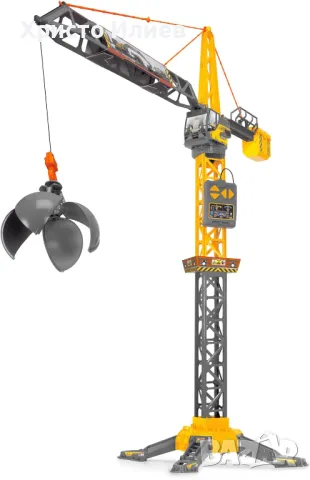 Мега строителен кран Гигантски радиоуправляем кран Dickie Toys 110см