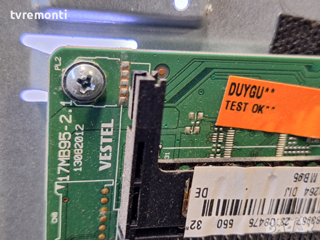 Main Board 17MB95-2.1 for TELEFUNKEN T32TX275D for 43inc for DISPLAY VES315WNDB-01, снимка 2 - Части и Платки - 44876590
