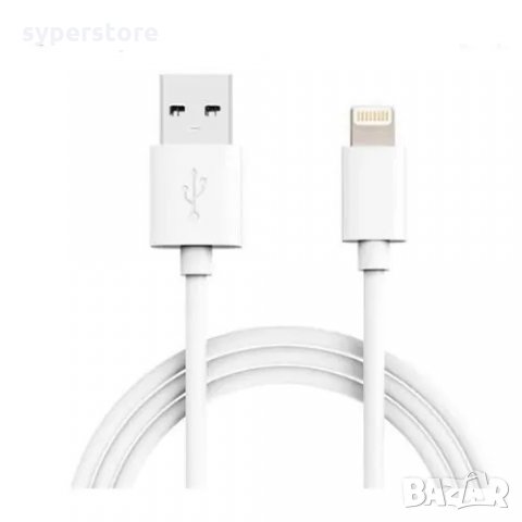 Кабел Lightning към USB2.0 за iPhone LDNIO SY-03 SS001121 1m Бял преходник Lightning to USB M/M, снимка 2 - USB кабели - 32285507