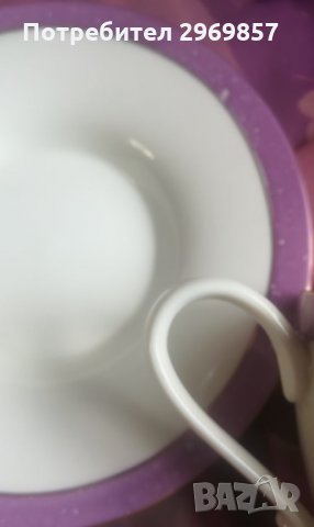 Изискана чаша с чинийка за кафе/чай, снимка 6 - Чаши - 33309827