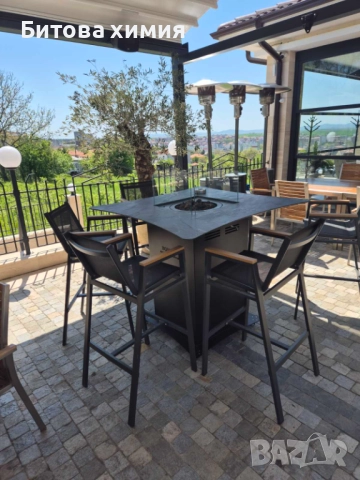 Маса с огнище, отоплител на газ за ресторанти и градини, снимка 15 - Маси - 36914347