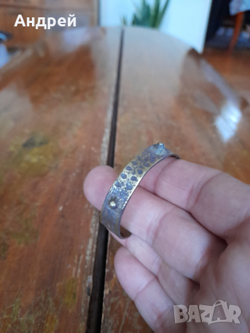 Стара Детска Етно гривна Рогатка, снимка 2 - Антикварни и старинни предмети - 44843675