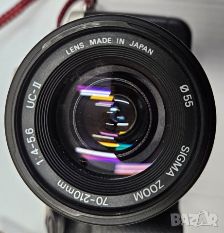 Фотоапарат Канон Canon Eos Elan II с обектив Sigma 3 броя светкавици и други аксесоари, снимка 3 - Фотоапарати - 43960057