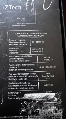 Sennheiser PXC 550 Bluetooth Слушалки, снимка 7 - Bluetooth слушалки - 51779517