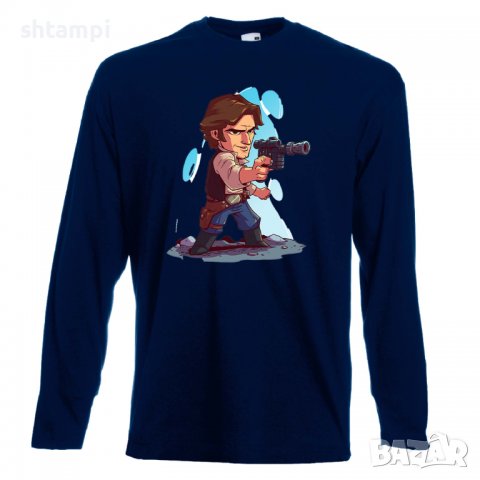 Мъжка тениска Star Wars Han Solo Star Wars Игра,Изненада,Подарък,Геймър, , снимка 11 - Тениски - 36809191